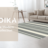 Minimalist Monochrome Patterned Accent(Beige)