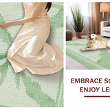 Aesthetic Scallop Bath Mat Boho Bowknot(Green)