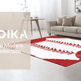Energetic Round Stitched Aesthetic(Red)