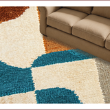 Modern Geometric Cream Area for Contemporary Homes(Beige)