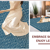 Modern Vibrant Lattice Artistry(Blue)