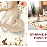 Graceful Floral Swirl Elegance(Beige)