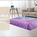 Tie Dye Glitter Shaggy(Purple)
