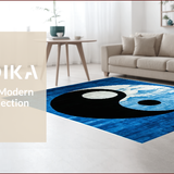 Cultural Harmony Circular Motif(Blue)