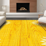 Elegant Wooden Board Floral Art(Yellow)