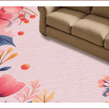 Boho Floral Non Slip Playroom(Pink)
