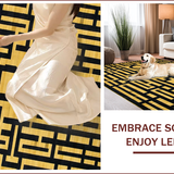 Chic Abstract Black and Gold(Black)