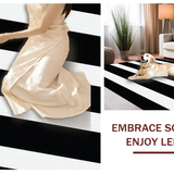 Modern Classic Symmetrical Stripes(Black)