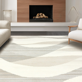 Modern Creamy Wavy Play(Beige)