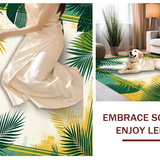 Vibrant Tropical Leaf Motif(Green)