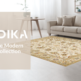 Luxurious Traditional Floral Artwork(Beige)