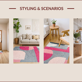 Modern Pink Gray Entryway Marble Texture(Gray)