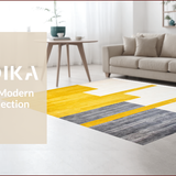 Chic Gray Yellow Geometric Fusion(Yellow)