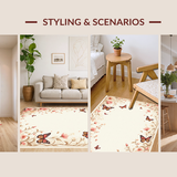 Trendy Floral Dreamscape Appeal(Beige)