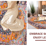 Cozy Warm Orange Tiled Motif(Orange)