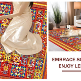 Eclectic Tiled Patterned(Red)