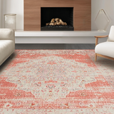 Sophisticated Neutral Floral Design(Red)