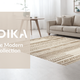 Stylish Layered Diamond Motif(Beige)