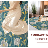 Contemporary Elegant Floral Motif(Blue)