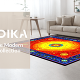 Vibrant Rainbow Chakra Motif(Red)