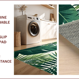 Trendy Tropical Botanical Motif(Green)