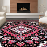 Artistic Ogee Floral Composition(Black)