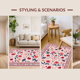 Charming Abstract Floral Composition(Pink)