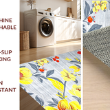 Charming Pastel Botanical Motif(Yellow)