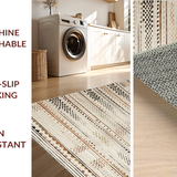 Minimalist Beige Striped Composition(Beige)