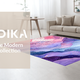 Colorful Watercolor Fishtail Motif(Purple)