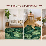 Elegant Verdant Tiled Arrangement(Green)