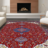 Bold Color Blocked Geometric Artistry(Red)