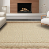 Sophisticated Neutral Herringbone Layout(Beige)