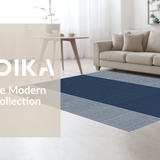 Artful Navy and White Composition(Blue)