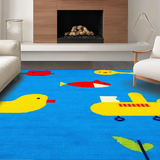 Dynamic ABC Patterned Visuals(Blue)