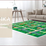 Race Car Circuit Play Mat(Green)