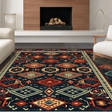 Tribal Monochrome Geometric Aesthetic(Blue)
