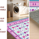 Vibrant Springtime Floral Fusion(White)