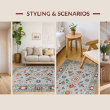 Stylish Grey Geometric Arrangement(Gray)