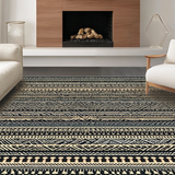 Sophisticated Lattice with Texture(Black)