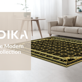 Geometric Black and Gold Elegance(Black)