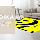 Eclectic Cheerful Face Design Element(Yellow)