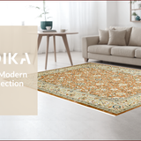 Floral Low Pile(Beige)