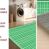 Elegant Dominique Green Tiled Motif(Green)