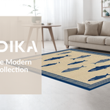 Artistic Abstract Fish(Beige)