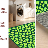 Modern Leafy Geometric Arrangement(Green)