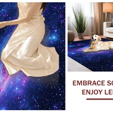 Lively Interstellar Graphic Impression(Purple)