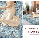 Elegant Pastel Floral Delight(Blue)