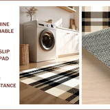 Plaid Beige Non Shedding(Beige)