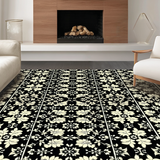 Trendy Cream Tiled Aesthetic(Black)
